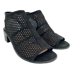 American Eagle Outfitters Size 7.5 Caged Bootie Open Toe Black